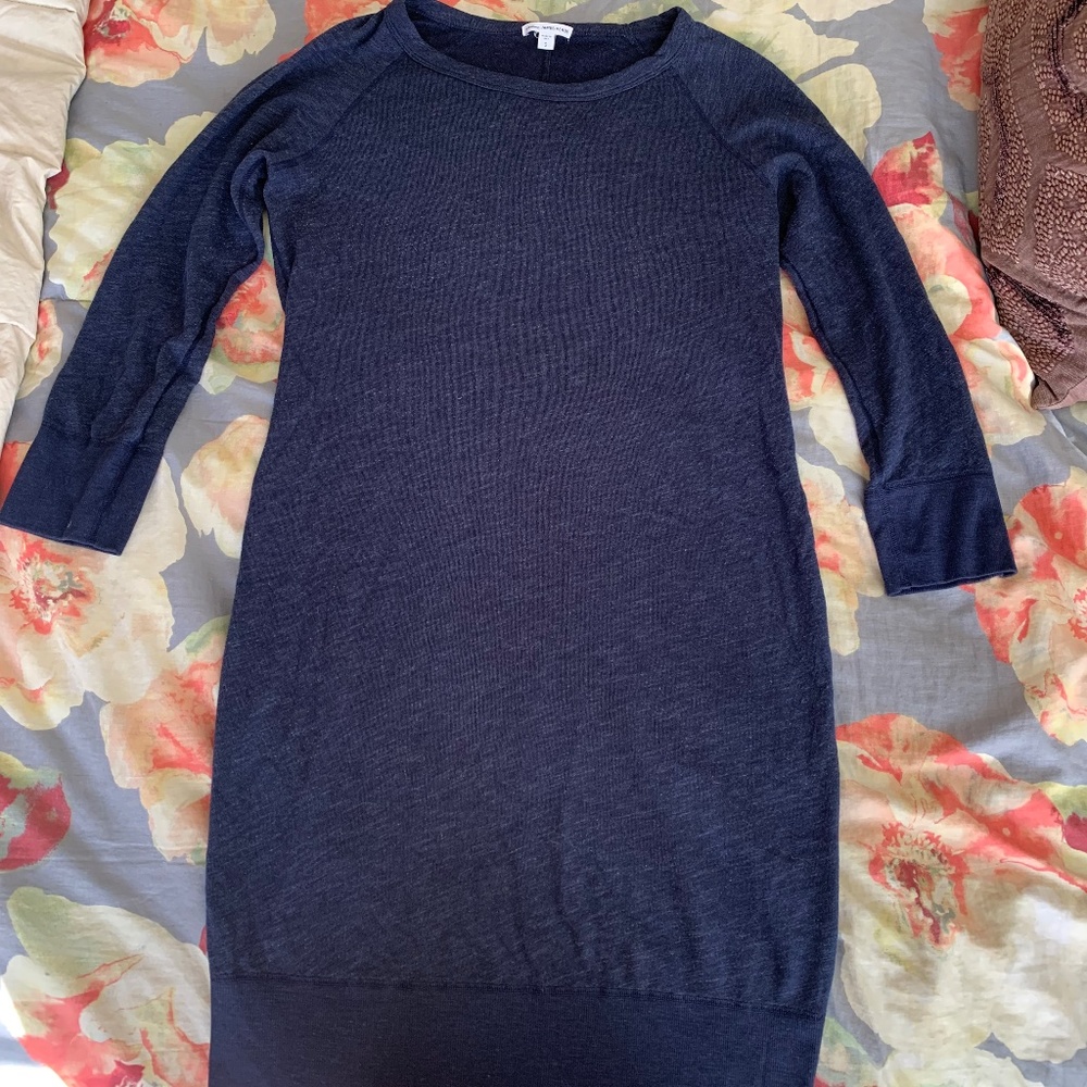 Standard James Perse crew neck dress/tunic, navy blue Size 2 (medium)